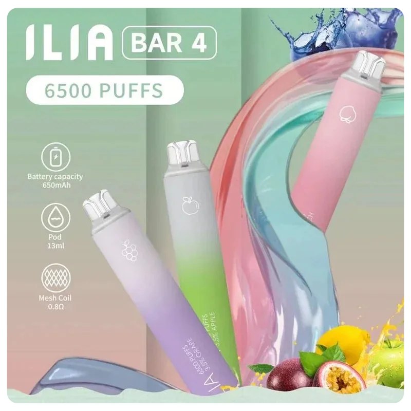 ILIA6500口 拋棄式電子煙 ILIA一次性電子 10/19